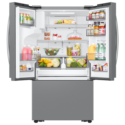Samsung Bespoke AI 3-Door French Door Refrigerator RF60 Jumbo External Water & Ice Dispenser 26 Cu.ft.
