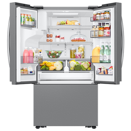 Samsung Bespoke AI 3-Door French Door Refrigerator RF60 Jumbo External Water & Ice Dispenser 26 Cu.ft.
