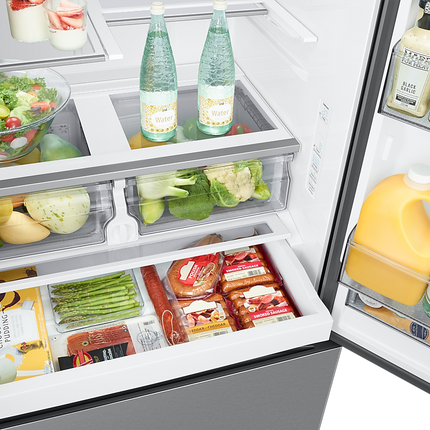 Samsung Bespoke AI 3-Door French Door Refrigerator RF60 Jumbo External Water & Ice Dispenser 26 Cu.ft.
