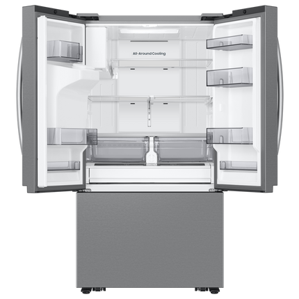 Samsung Bespoke AI 3-Door French Door Refrigerator RF60 Jumbo Mega Capacity External Water & Ice Dispenser 31 cu.ft.