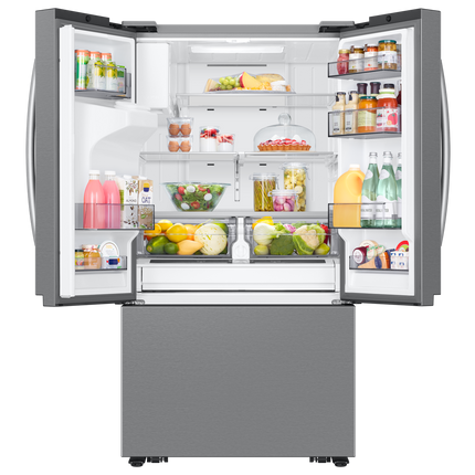 Samsung Bespoke AI 3-Door French Door Refrigerator RF60 Jumbo Mega Capacity External Water & Ice Dispenser 31 cu.ft.