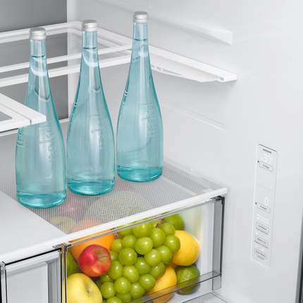 Samsung Bespoke AI 3-Door French Door Refrigerator RF70 Host Zero Clearance Fit External Water & Ice Dispenser 24 cu.ft.
