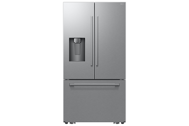 Samsung Bespoke AI 3-Door French Door Refrigerator RF70 Host Zero Clearance Fit External Water & Ice Dispenser 24 cu.ft.