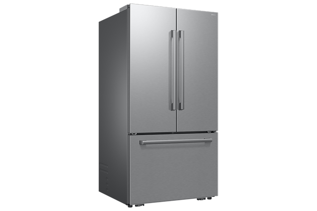 Samsung Bespoke AI 3-Door French Door Refrigerator RF70 Sleek Zero Clearance Fit In-Door Tall Dispenser 24 cu.ft.