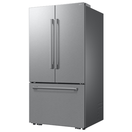 Samsung Bespoke AI 3-Door French Door Refrigerator RF70 Sleek Zero Clearance Fit In-Door Tall Dispenser 24 cu.ft.