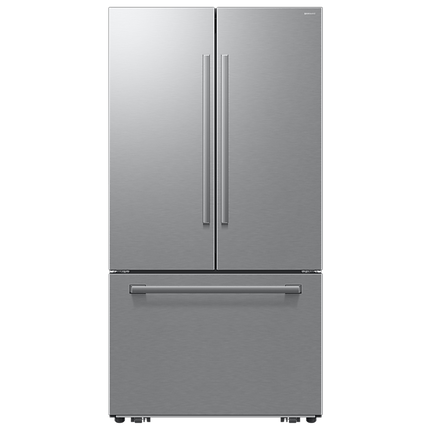 Samsung Bespoke AI 3-Door French Door Refrigerator RF70 Sleek Zero Clearance Fit In-Door Tall Dispenser 24 cu.ft.