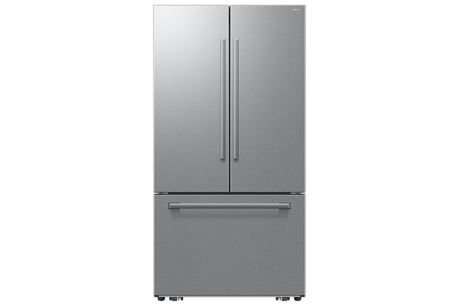 Samsung Bespoke AI 3-Door French Door Refrigerator RF70 Sleek Zero Clearance Fit In-Door Tall Dispenser 24 cu.ft.