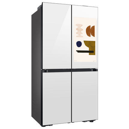 Samsung 36" 23 cu.ft. Bespoke AI Counter Depth 4-Door Flex Refrigerator with Family Hub - White