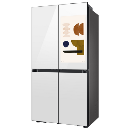 Samsung 36" 23 cu.ft. Bespoke AI Counter Depth 4-Door Flex Refrigerator with Family Hub - White