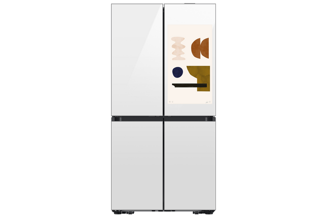 Samsung 36" 23 cu.ft. Bespoke AI Counter Depth 4-Door Flex Refrigerator with Family Hub - White