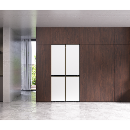 Samsung 36" 23 cu.ft. Bespoke AI Counter Depth 4-Door Flex Refrigerator with Family Hub - White