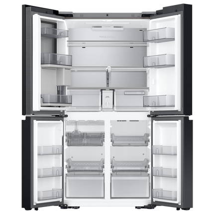 Samsung 36" 23 cu.ft. Bespoke AI Counter Depth 4-Door Flex Refrigerator with Family Hub - Stainless Steel