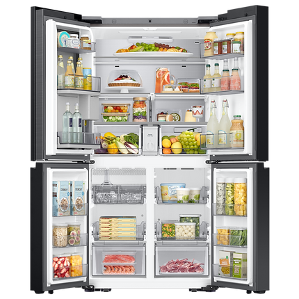 Samsung 36" 23 cu.ft. Bespoke AI Counter Depth 4-Door Flex Refrigerator with Family Hub