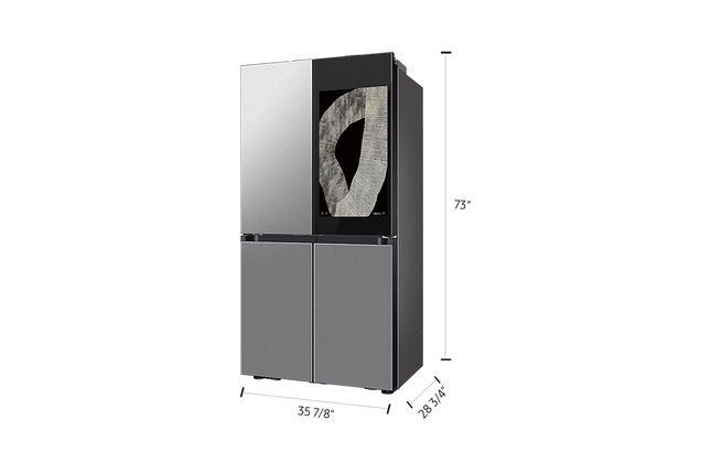 Samsung 36" 23 cu.ft. Bespoke AI Counter Depth 4-Door Flex Refrigerator with Family Hub