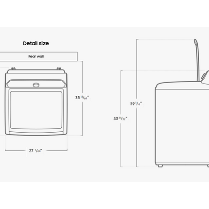 Samsung 5.0 Cu.Ft. Top Load Washer with ActiveWave™ Agitator