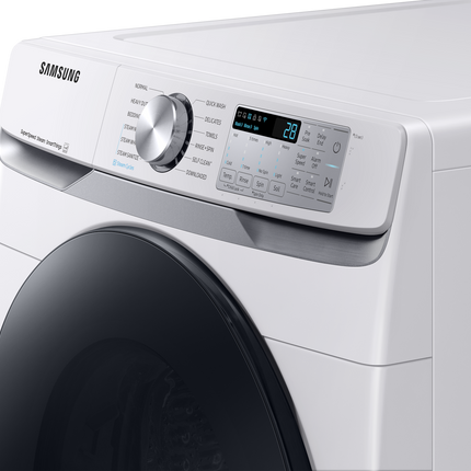 Samsung 5.2 Cu.Ft. Washer with Steam Wash and Super Speed - White