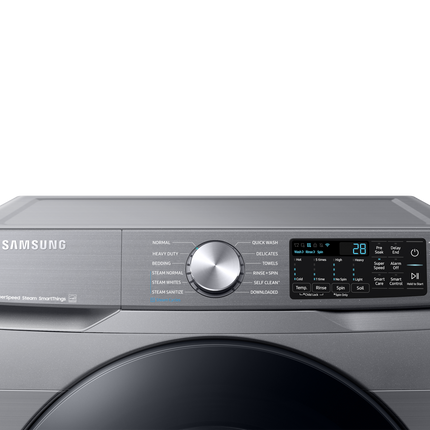 Samsung 5.2 Cu.Ft. Washer with Steam Wash and Super Speed - Gray
