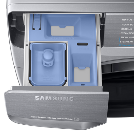 Samsung 5.2 Cu.Ft. Washer with Steam Wash and Super Speed - Gray