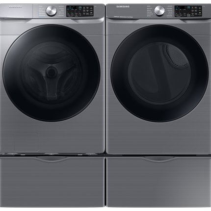 Samsung 5.2 Cu.Ft. Washer with Steam Wash and Super Speed - Gray