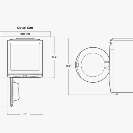 Samsung 5.2 Cu.Ft. Washer with Steam Wash and Super Speed - Gray