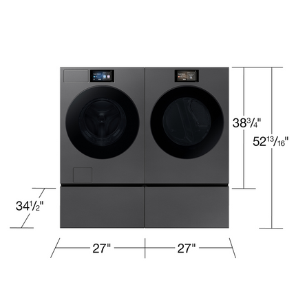Samsung Bespoke AI Front Load Washer AI Fabric Sensing | AI OptiWash+ 6.1 cu.ft.