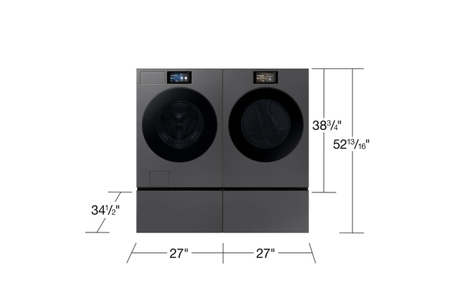 Samsung Bespoke AI Front Load Washer AI Fabric Sensing | AI OptiWash+ 6.1 cu.ft.