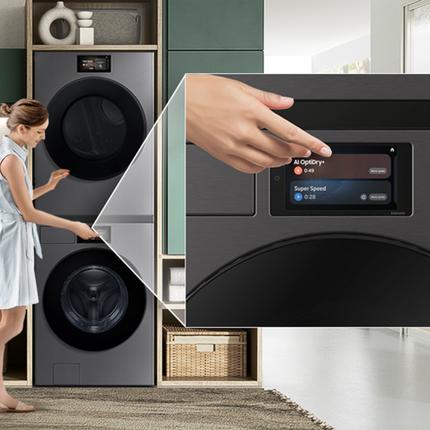 Samsung Bespoke AI Front Load Washer AI Fabric Sensing | AI OptiWash+ 6.1 cu.ft.