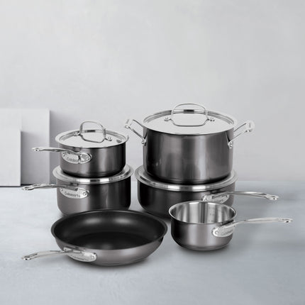 Cuisinart 10-Piece Stainless Steel Cookware Set