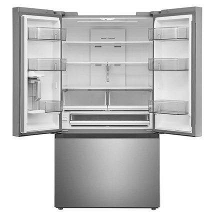 Midea 31.7 Cu. Ft. 36” Standard Depth French Door with AutoFill Pitcher and Dual Ice Maker