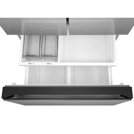 Midea 26.5 Cu. Ft. 36” Counter-Depth French Door with AutoFill Pitcher and Dual Ice Maker