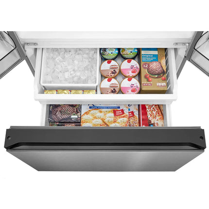 Midea 22.6 Cu. Ft. 33” Counter-Depth French Door with Ice Maker