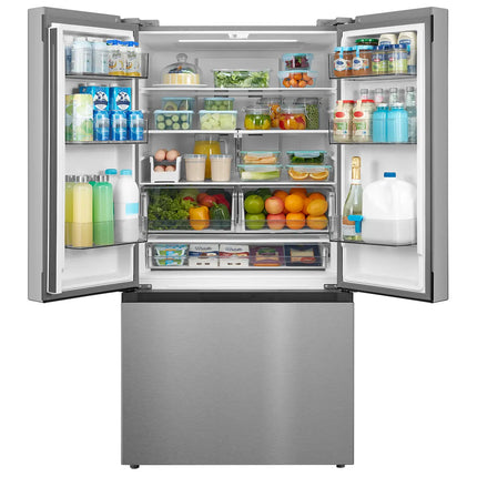 Midea 22.6 Cu. Ft. 33” Counter-Depth French Door with Ice Maker