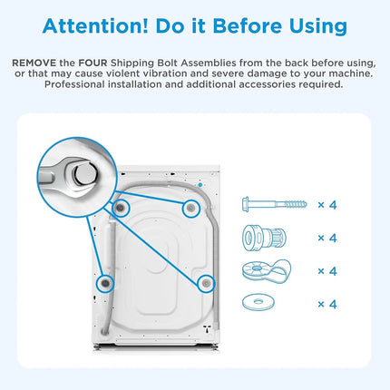Midea 3.1 Cu. Ft. Stackable Front Load Washer