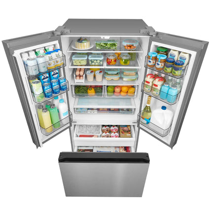 Midea 22.6 Cu. Ft. 33” Counter-Depth French Door with Ice Maker