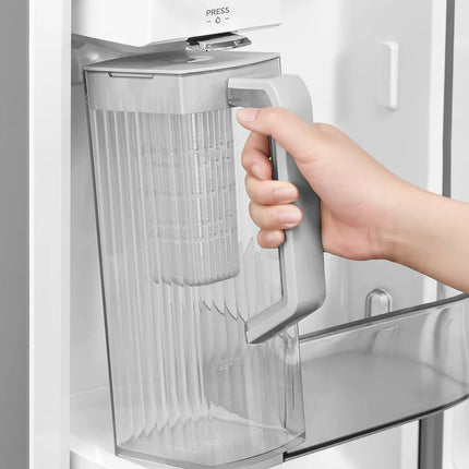 Midea 26.5 Cu. Ft. 36” Counter-Depth French Door with AutoFill Pitcher and Dual Ice Maker