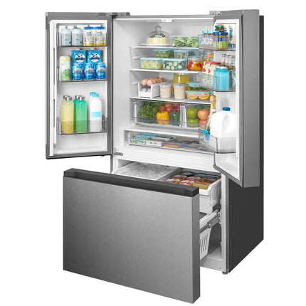 Midea 22.6 Cu. Ft. 33” Counter-Depth French Door with Ice Maker