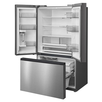 Midea 26.5 Cu. Ft. 36” Counter-Depth French Door with AutoFill Pitcher and Dual Ice Maker
