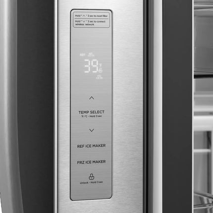 Midea 28.9 Cu. Ft. 36” Standard Depth French Door with OneTouch AutoFill™ Dispenser