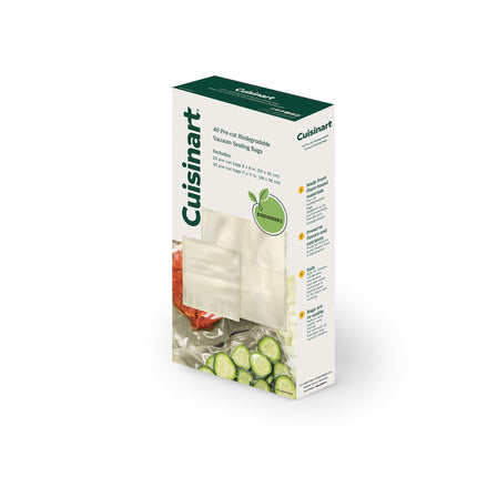 Cuisinart 40 Pre-Cut Biodegradable Vacuum Sealing Bags