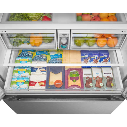Midea 28.9 Cu. Ft. 36” Standard Depth French Door with OneTouch AutoFill™ Dispenser